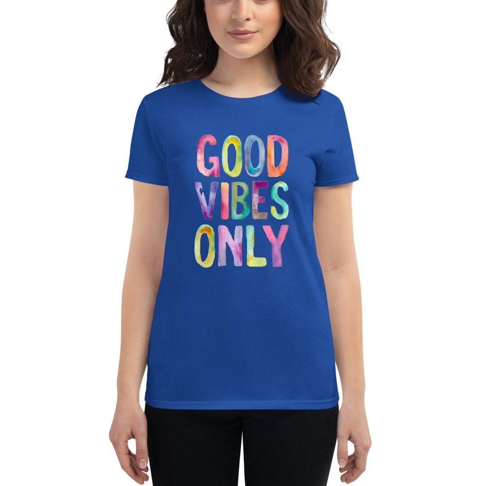 good vibes only womens shirt