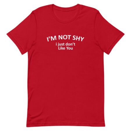I'm not shy